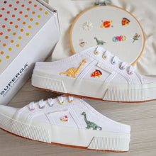 Load image into Gallery viewer, Custom Design on Superga Classic / Mules / Nude Collection
