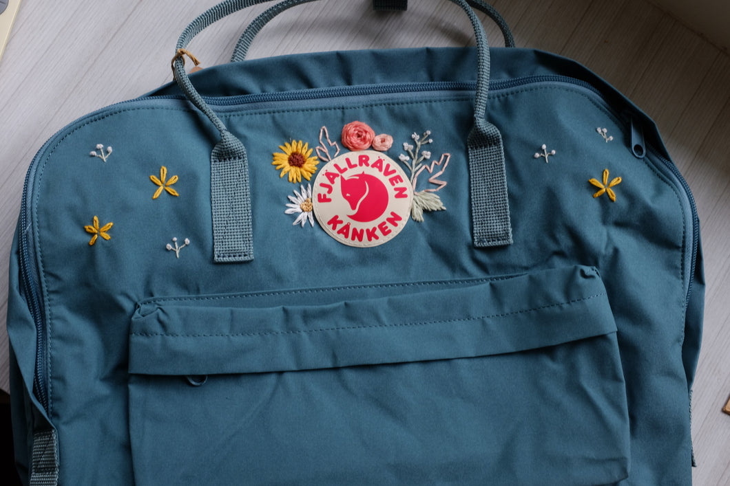 Kanken bag embroidery