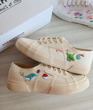 Load image into Gallery viewer, Custom Design on Superga Classic / Mules / Nude Collection
