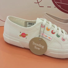 Load image into Gallery viewer, Small Motif on Superga Classic / Mules / Nude Collection
