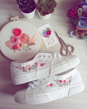Load image into Gallery viewer, Tulip Field on Superga 2750 Classic (Total White)
