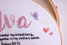 Load image into Gallery viewer, Ava Flower Garden Name Hoop
