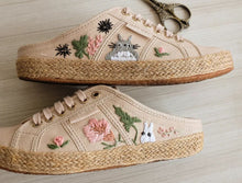 Load image into Gallery viewer, Custom Design on Superga Classic / Mules / Nude Collection

