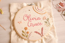 Load image into Gallery viewer, Olivia Fairy Garden Name Hoop

