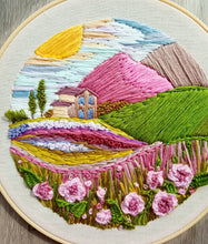 Load image into Gallery viewer, Landscape Embroidery Hoop
