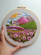 Load image into Gallery viewer, Landscape Embroidery Hoop
