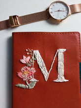 Load image into Gallery viewer, Large Monogram Leather Notebook
