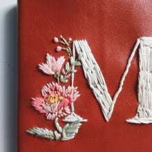 Load image into Gallery viewer, Large Monogram Leather Notebook
