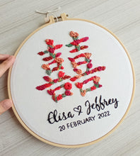 Load image into Gallery viewer, Double Xi Wedding Hoop
